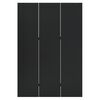 vidaXL 3-Panel Room Divider Black 120x180 cm Steel