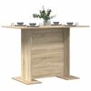 vidaXL Dining Table Sonoma Oak 110x60x75 cm Engineered Wood