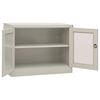 vidaXL Office Cabinet Light Grey 90x40x70 cm Steel