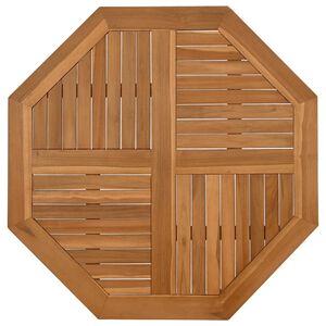 vidaXL Table Top 90x90x2.5 cm Octagonal Solid Wood Teak