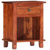 vidaXL Bedside Cabinet 40x30x50 cm Solid Acacia Wood