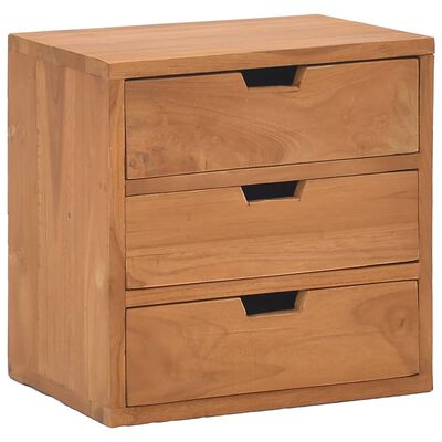 vidaXL Bedside Cabinet 40x30x40 cm Solid Teak Wood