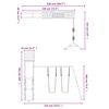 vidaXL Outdoor Playset Solid Wood Pine