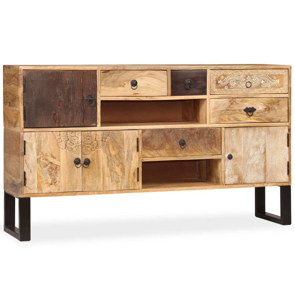 vidaXL Sideboard Solid Mango Wood 140x30x80 cm