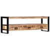 vidaXL TV Cabinet 150x30x45 cm Solid Mango Wood