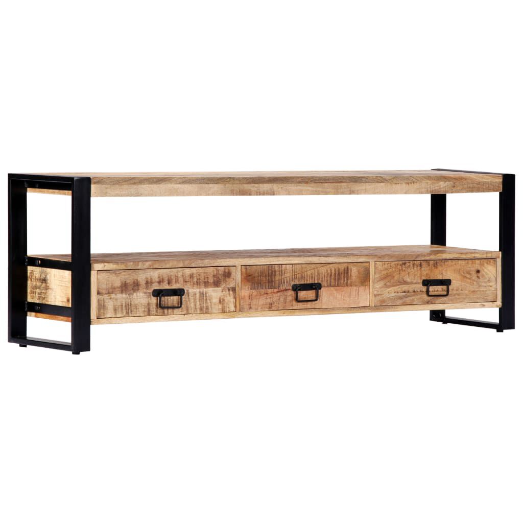 vidaXL TV Cabinet 150x30x45 cm Solid Mango Wood