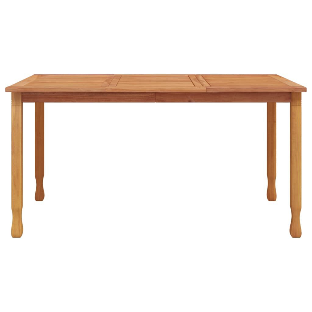 vidaXL Garden Dining Table 150x90x75 cm Solid Wood Teak