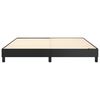 vidaXL Box Spring Bed Frame Black 183x213 cm Faux Leather