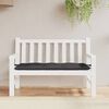 vidaXL Garden Bench Cushion Anthracite 120x50x7 cm Oxford Fabric