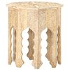 vidaXL Side Table Ø48 cm Solid Mango Wood