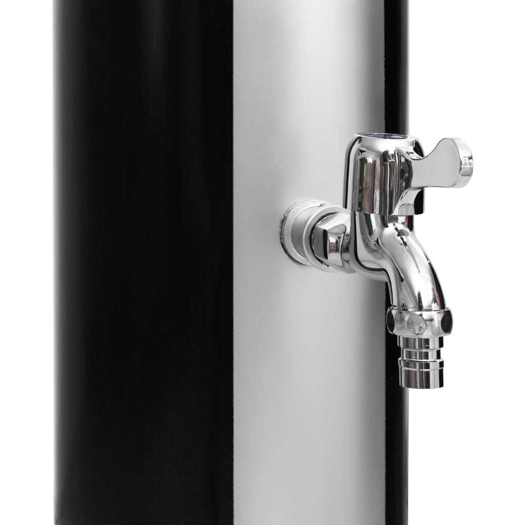vidaXL Outdoor Solar Shower with Shower Head and Faucet 40 L