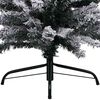 vidaXL Slim Pre-lit Christmas Tree with Ball Set&Flocked Snow Green 120cm