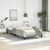 vidaXL Bed Frame without Mattress Light Grey 100x203 cm Twin XL Fabric
