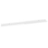 vidaXL Wall Shelves 2 pcs High Gloss White 100x9x3 cm