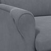 vidaXL Armchair Dark grey 76 x 94 x 102 cm Velvet