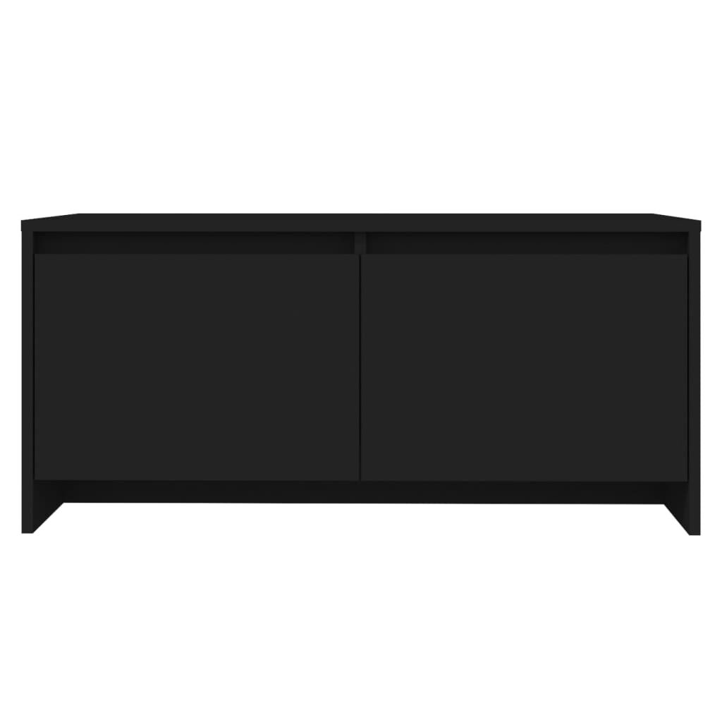 vidaXL Coffee Table Black 90x50x41.5 cm Engineered Wood