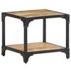 vidaXL Coffee Table 40x40x36 cm Solid Rough Mango Wood