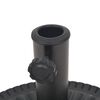 vidaXL Parasol Base Resin Round Black 14 kg
