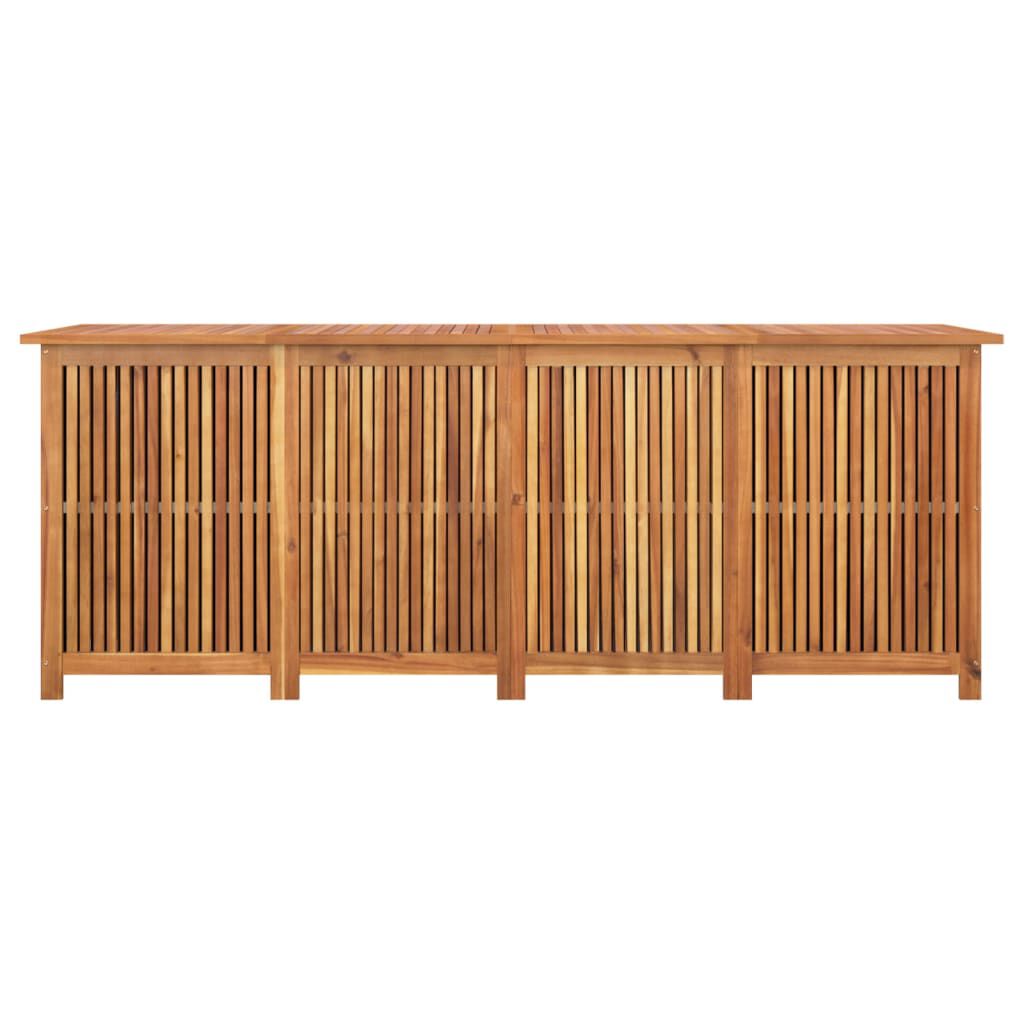 vidaXL Garden Storage Box 200x80x75 cm Solid Wood Acacia