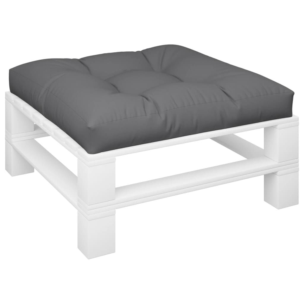 vidaXL Pallet Cushion Anthracite 70x70x12 cm Fabric