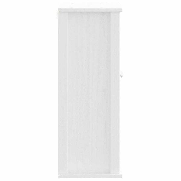 vidaXL Bathroom Wall Cabinet BERG White 40x27x71.5 cm Solid Wood Pine