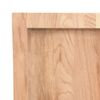 vidaXL Table Top Light Brown 40x40x(2-4) cm Treated Solid Wood Live Edge