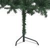 vidaXL Corner Artificial Pre-lit Christmas Tree Green 120 cm PVC