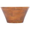 vidaXL Basin Solid Teak Wood &Phi;40x20 cm
