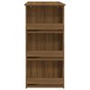 vidaXL Bar Table with Storage Rack Brown Oak 102x50x103.5 cm Engineered Wood