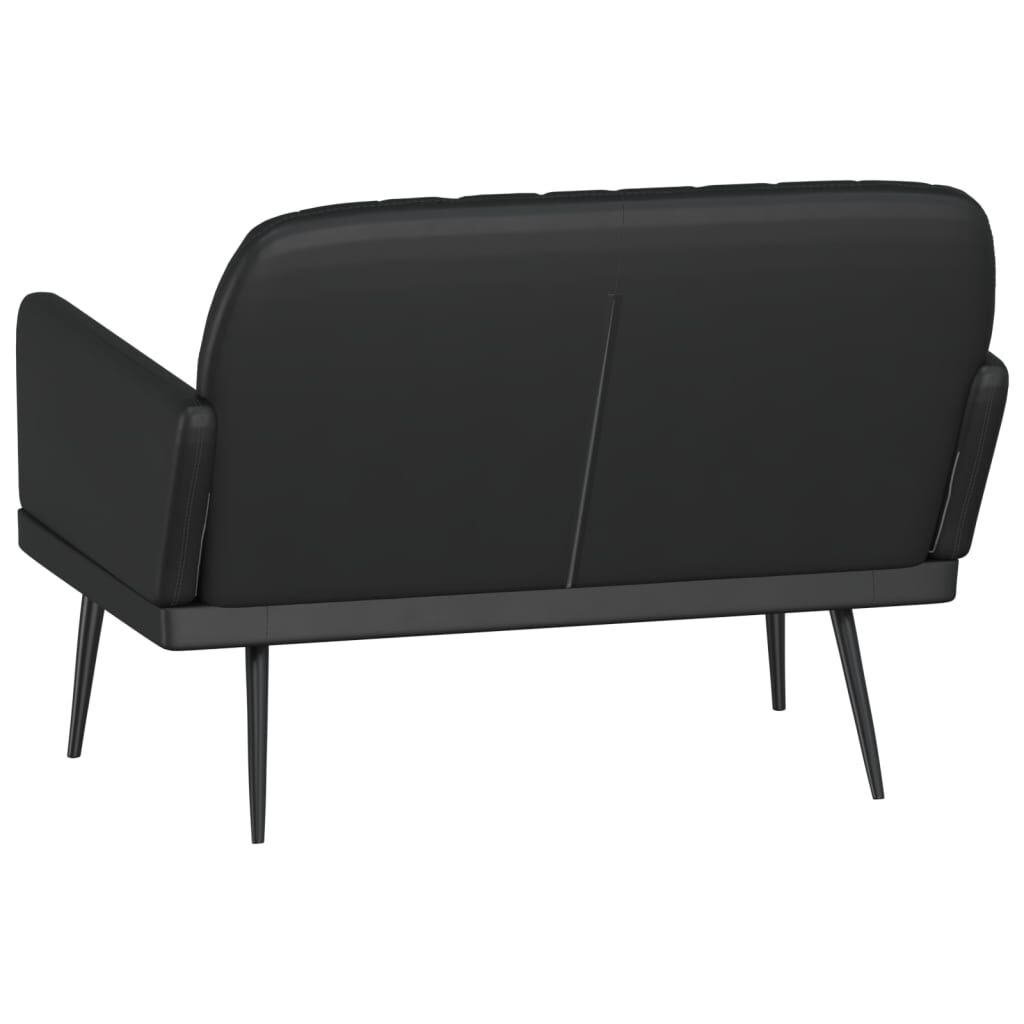 vidaXL Bench Black 107x80x81 cm Faux Leather