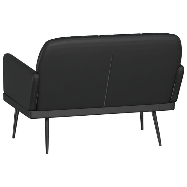 vidaXL Bench Black 107x80x81 cm Faux Leather