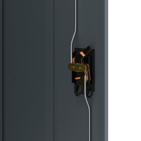 vidaXL File Cabinet Anthracite 90x40x105 cm Steel