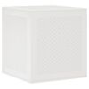 vidaXL Garden Storage Box White 55 x 53 x 57 cm Polypropylene