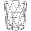 vidaXL Coffee Table Black ? 47 cm