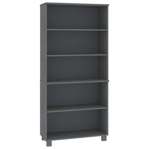 vidaXL Highboard HAMAR Solid Wood Pine Dark Grey