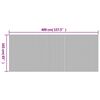 vidaXL Room Divider Dark Brown 165x400 cm Bamboo
