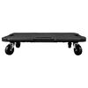 vidaXL Transport Trolleys 5 pcs Black 58x38x12 cm Polypropylene