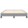 vidaXL Bed Frame without Mattress Light Grey 152x203 cm Queen Fabric