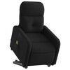 vidaXL Electric Stand up Massage Recliner Chair Black Fabric