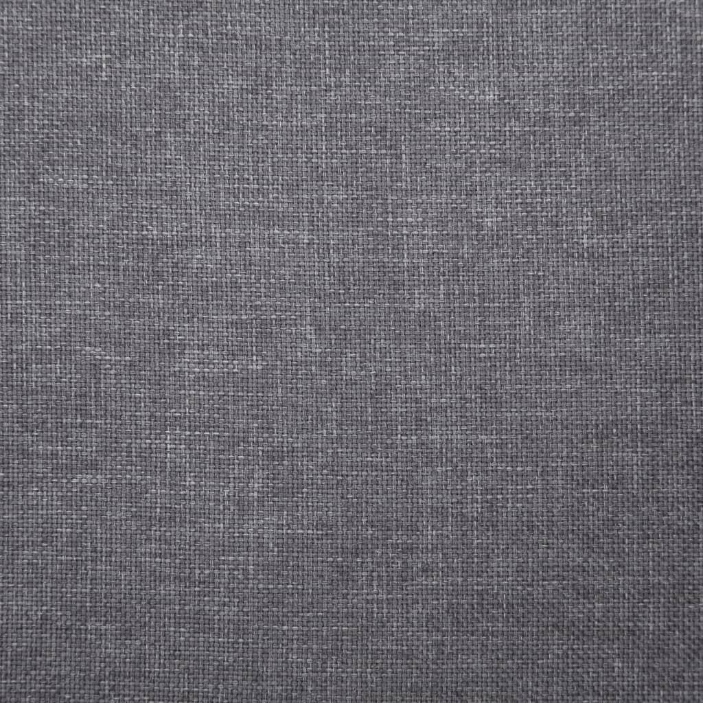 vidaXL Cube Armchair Light Gray Fabric