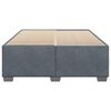 vidaXL Bed Frame without Mattress Dark Grey Queen Velvet