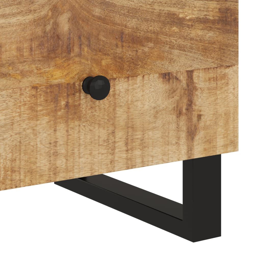 vidaXL Bedside Cabinet Solid Wood Mango&Engineered Wood