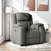 vidaXL Recliner Chair Dark Grey Fabric