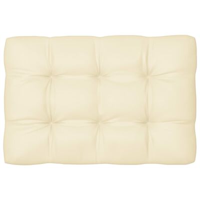 vidaXL Pallet Sofa Cushions 7 pcs Cream