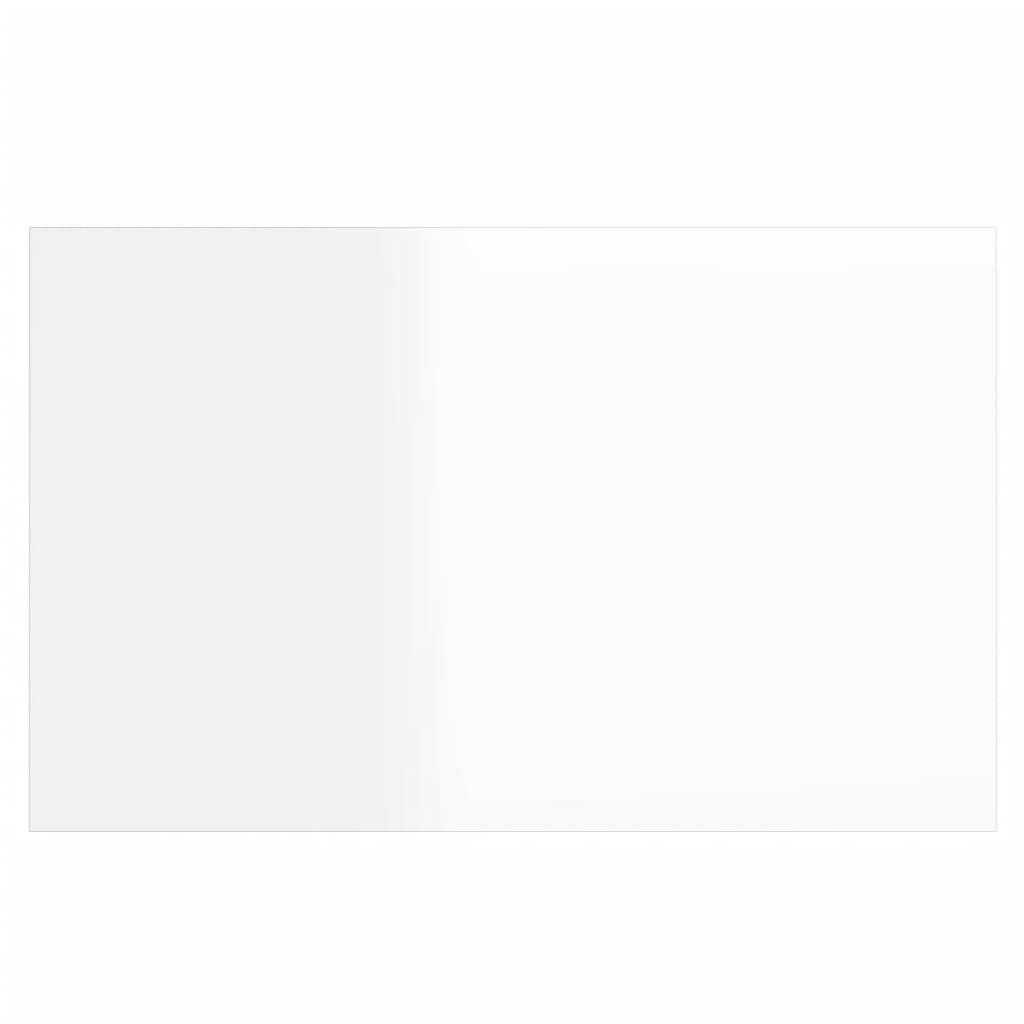 vidaXL Bookshelf Boards 8 pcs High Gloss White 80x50x1.5 cm Engineered Wood