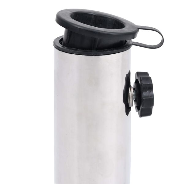 vidaXL Umbrella Base Black 40x28x4 cm Granite