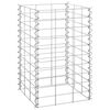 vidaXL Gabion Raised Beds 3 pcs 30x30x50 cm Iron