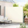 vidaXL Patio Retractable Side Awning 220x300 cm Cream