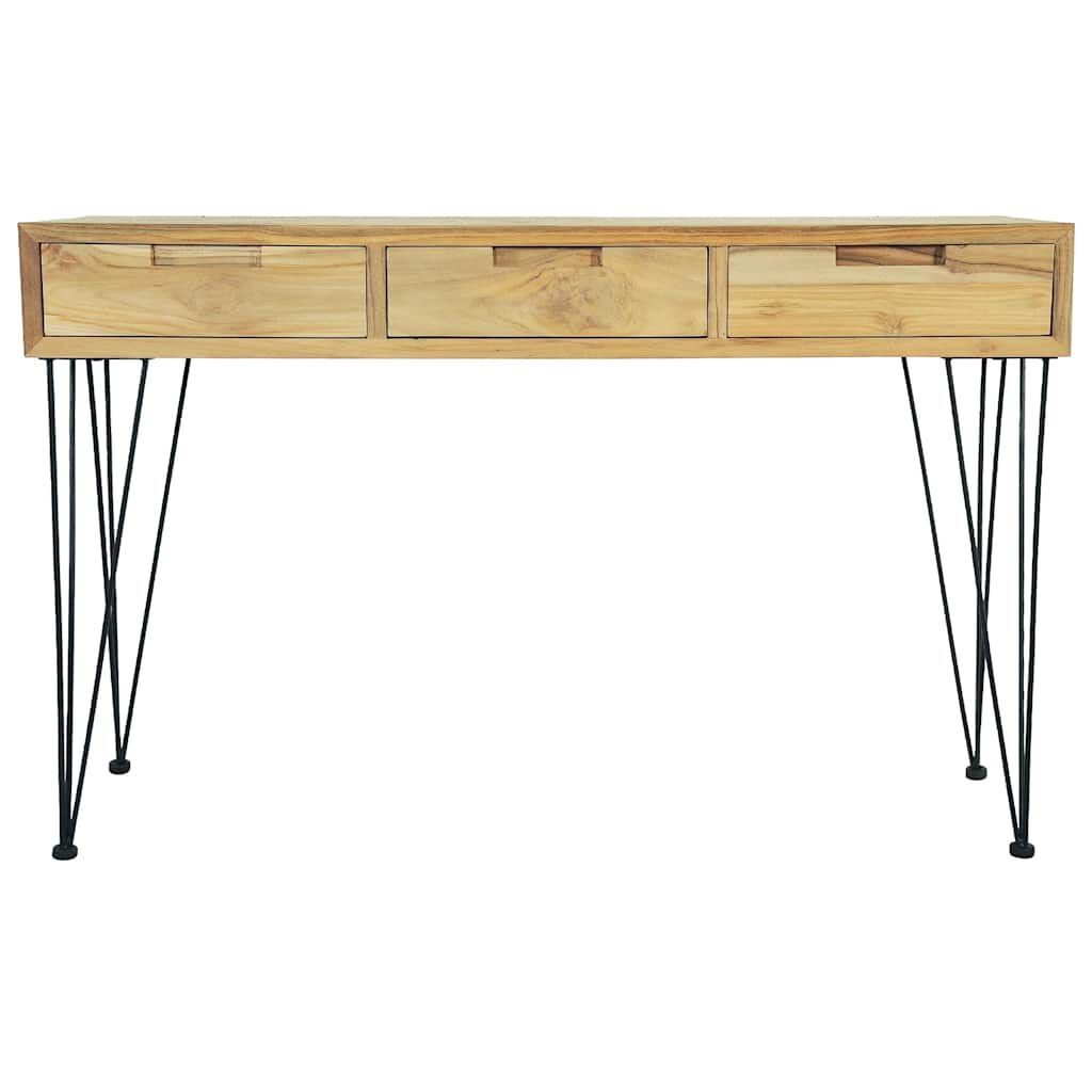 vidaXL Console Table 120x35x76 cm Solid Teak