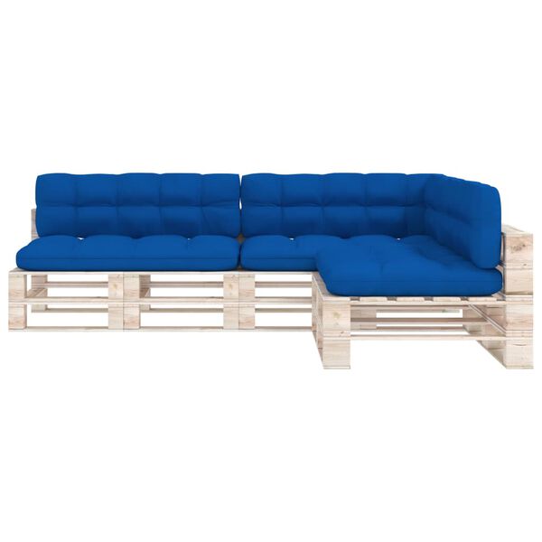 vidaXL Pallet Sofa Cushions 7 pcs Royal Blue